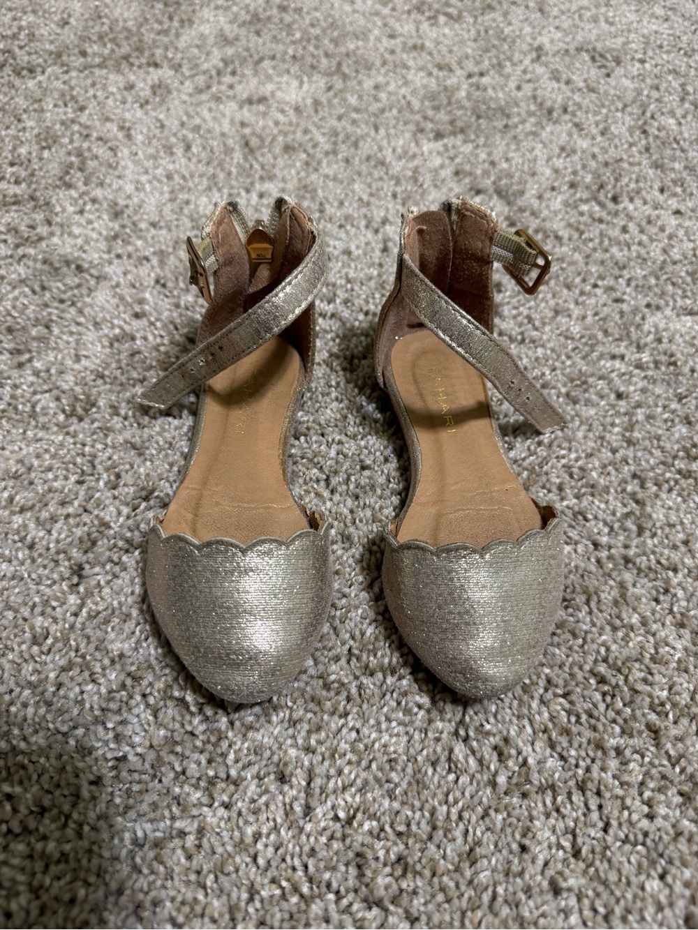 Size 6 Toddler/Baby Tahari Metallic Shoes